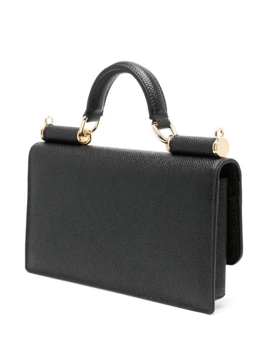 26FW 돌체앤가바나 Dauphine-print calfskin 미니백 BI3280A1001 80999 NERO - DOLCE & GABBANA