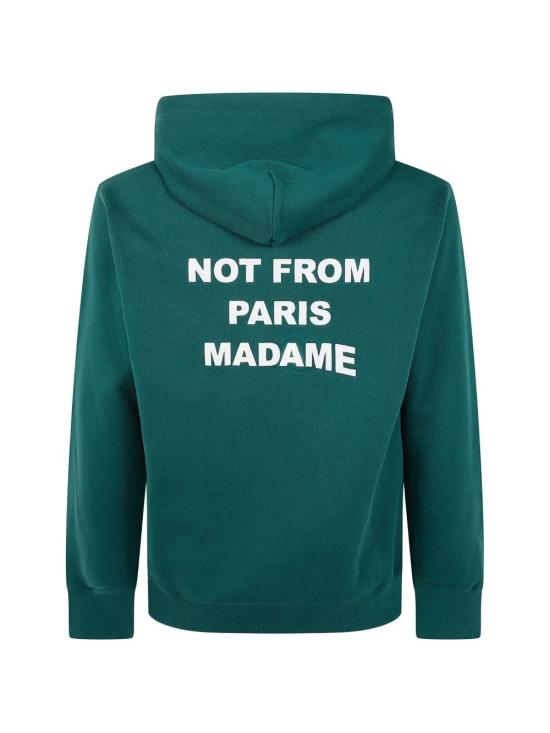 26FW 드롤드무슈 후드 티셔츠 PERM HO162 CO127 099 DARK GREEN - DROLE DE MONSIEUR