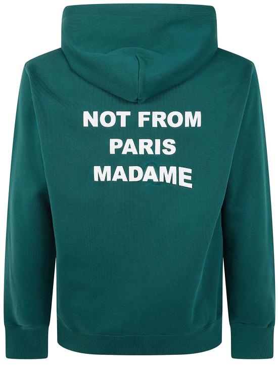 26FW 드롤드무슈 후드 티셔츠 PERM HO162 CO127 099 DARK GREEN - DROLE DE MONSIEUR