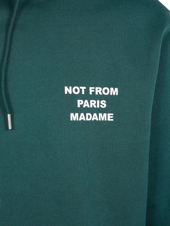 26FW 드롤드무슈 후드 티셔츠 PERM HO162 CO127 099 DARK GREEN - DROLE DE MONSIEUR