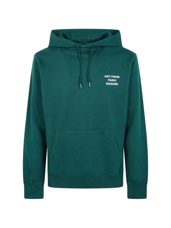 26FW 드롤드무슈 후드 티셔츠 PERM HO162 CO127 099 DARK GREEN - DROLE DE MONSIEUR
