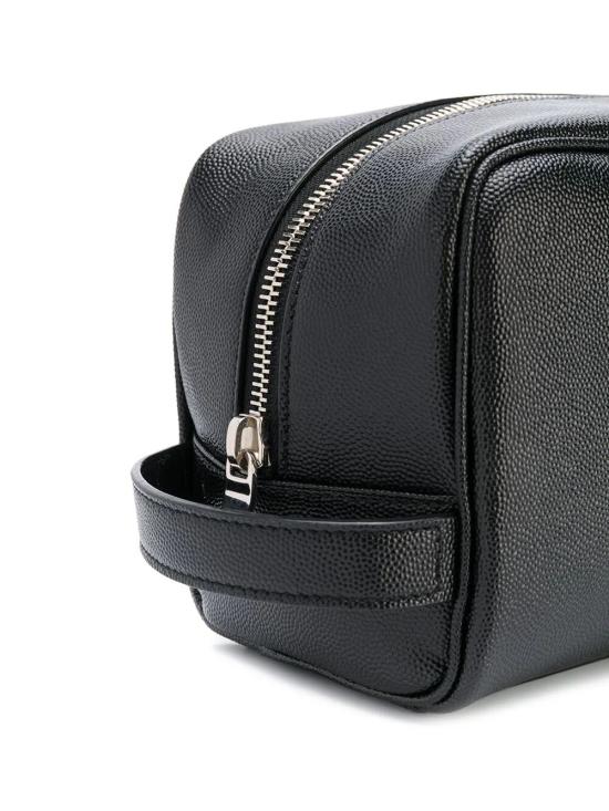 26FW 생로랑 그랑 드 뿌드르 엠보스 레더 그루밍 케이스 609347 1GF0N 1000 NERO - SAINT LAURENT