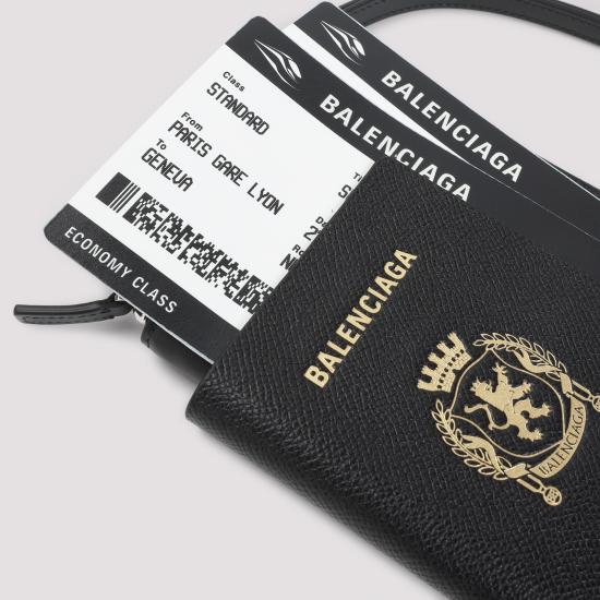 26FW 발렌시아가 패스포트 폰 홀더 787733 2AA3R 1000 BLACK - BALENCIAGA