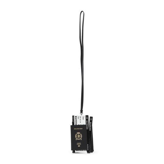 26FW 발렌시아가 패스포트 폰 홀더 787733 2AA3R 1000 BLACK - BALENCIAGA