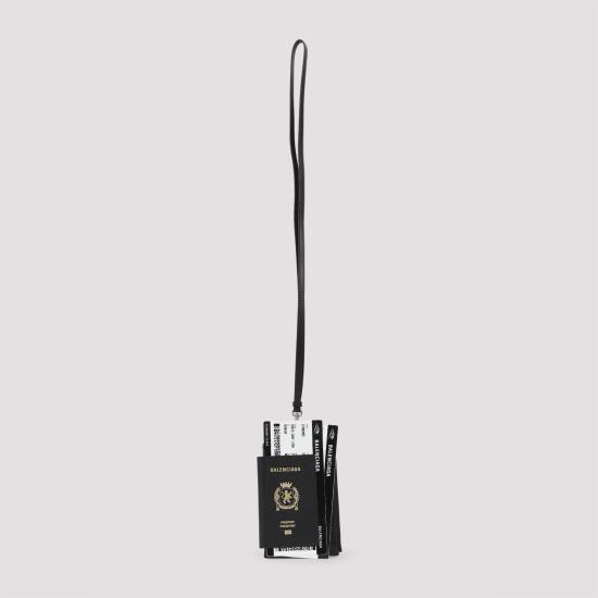 26FW 발렌시아가 패스포트 폰 홀더 787733 2AA3R 1000 BLACK