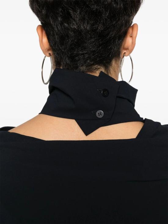 26FW 이세이 미야케 블라우스 IM46FJ536 15 BLACK - ISSEY MIYAKE