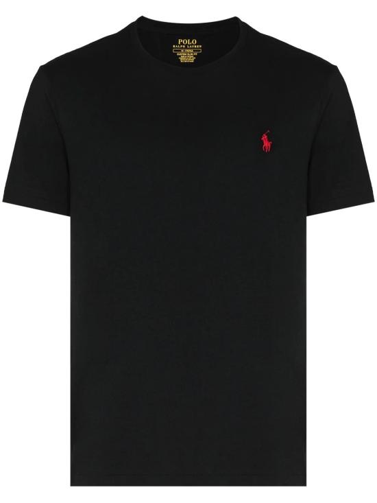 26FW 폴로 랄프로렌 반팔 티셔츠 710680785 001 BLACK - POLO RALPH LAUREN