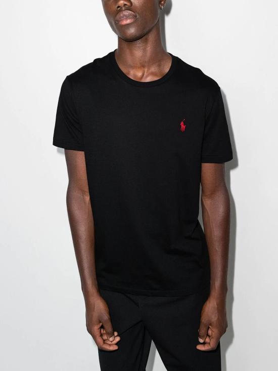 26FW 폴로 랄프로렌 반팔 티셔츠 710680785 001 BLACK - POLO RALPH LAUREN