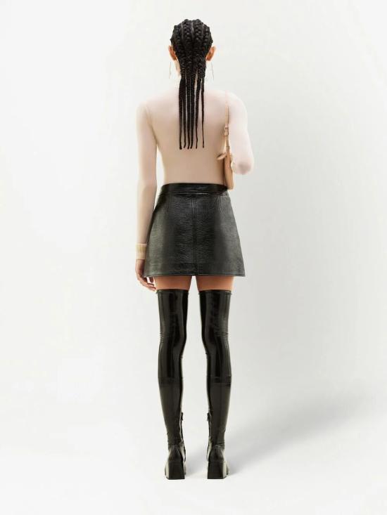 26FW 쿠레쥬 숏 스커트 PERCJU001VY0014 9999 BLACK - COURREGES