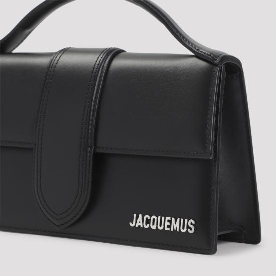 26FW 자크뮈스 라지 밤비노 크로스바디 플랩 백 BAW00007BC01C01 99S BLACK SILVER - JACQUEMUS