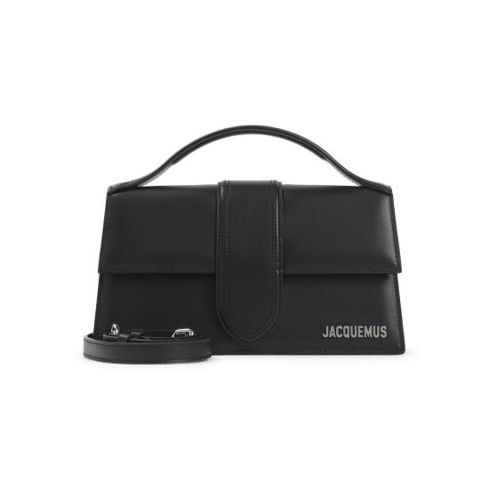26FW 자크뮈스 라지 밤비노 크로스바디 플랩 백 BAW00007BC01C01 99S BLACK SILVER - JACQUEMUS