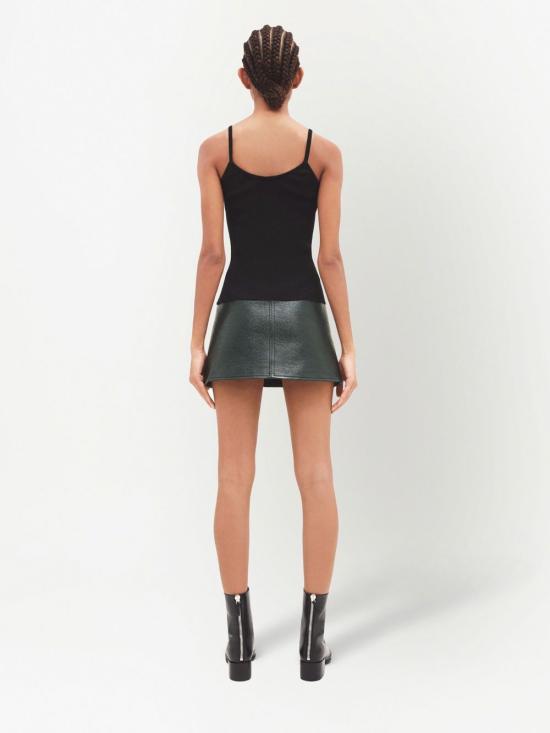26FW 쿠레쥬 민소매 티셔츠 PERMDE012FI0001 9999 BLACK - COURREGES