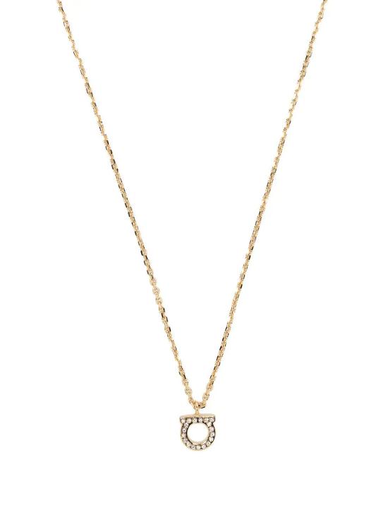 26FW 살바토레 페라가모 목걸이/팬던트 760131 0696654 CRYSTAL ORO - SALVATORE FERRAGAMO