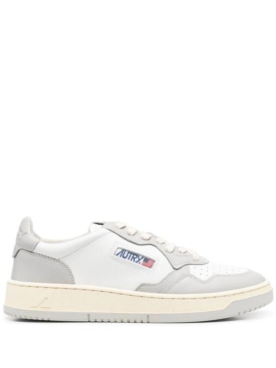 26FW 오트리 메달리스트 로우 스니커즈 AULMWB10 LEAT LEAT WHT VAPOR