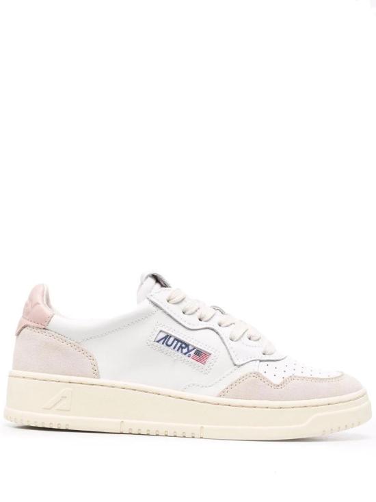 26FW 오트리 메달리스트 로우 레더 스니커즈 AULWLS37 WHT POW