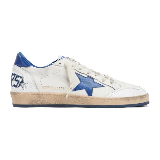 26FW 골든구스 볼스타 블루 스타 스니커즈 GMF00117 F002198 10327 WHITE BLUETTE - GOLDEN GOOSE