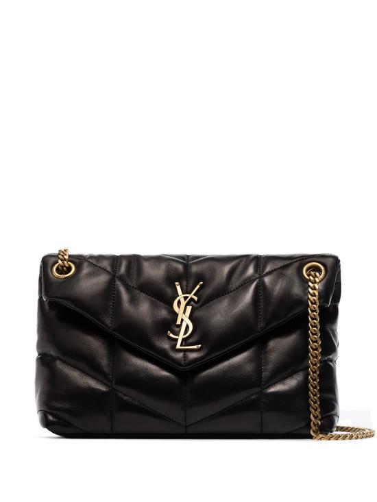 26FW 생로랑 루루 푸퍼 스몰 체인 백 577476 1EL07 1000 NERO