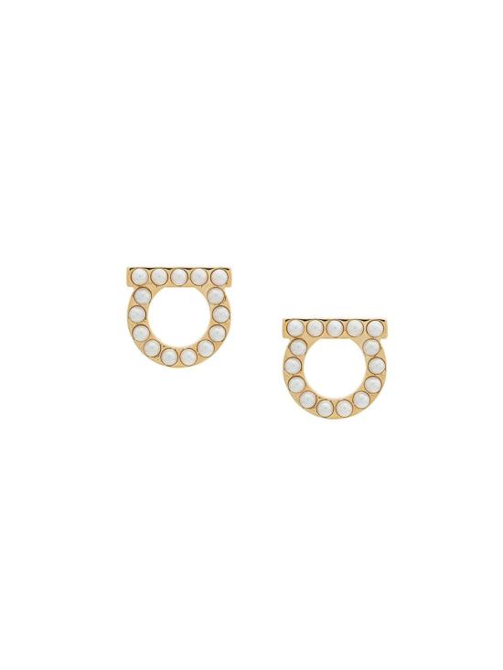 26FW 살바토레 페라가모 이어링 760125 0696581 CREAM ORO