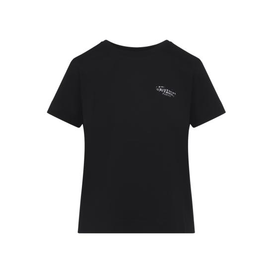 26FW 지방시 반팔 티셔츠 BW70FJP7A7 001 BLACK - GIVENCHY
