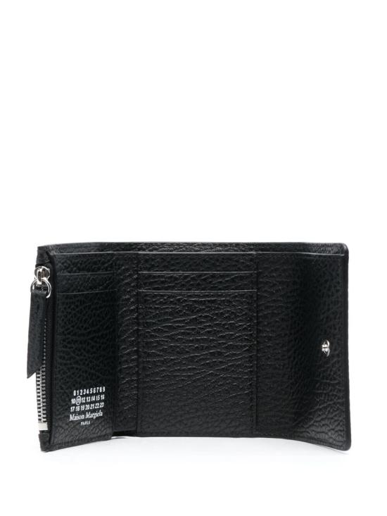 26FW 마르지엘라 지퍼 컴팩트 트라이폴드 지갑 SA3UI0010 P4455 T8013 BLACK - MAISON MARGIELA