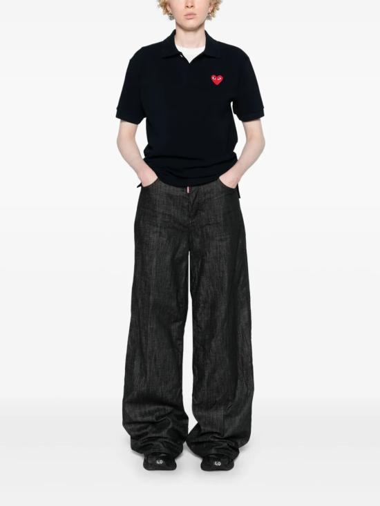 26FW 꼼데가르송 폴로 티셔츠 P1T006 NAVY - COMME DES GARCONS