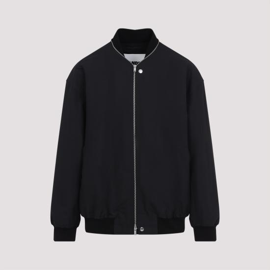 26FW 질샌더 봄버 자켓 J23SW0006 J45225 001 BLACK