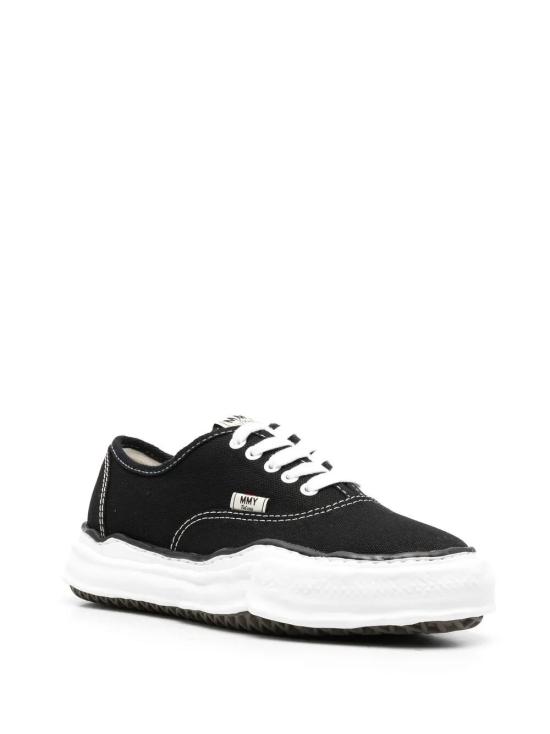 26FW 메종 미하라 야스히로 베이커 OG 솔 캔버스 로우 컷 A02FW704 097 BLACK - MAISON MIHARA YASUHIRO