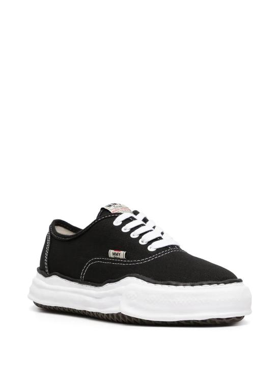 26FW 메종 미하라 야스히로 베이커 OG 솔 캔버스 로우 컷 A02FW704 097 BLACK - MAISON MIHARA YASUHIRO