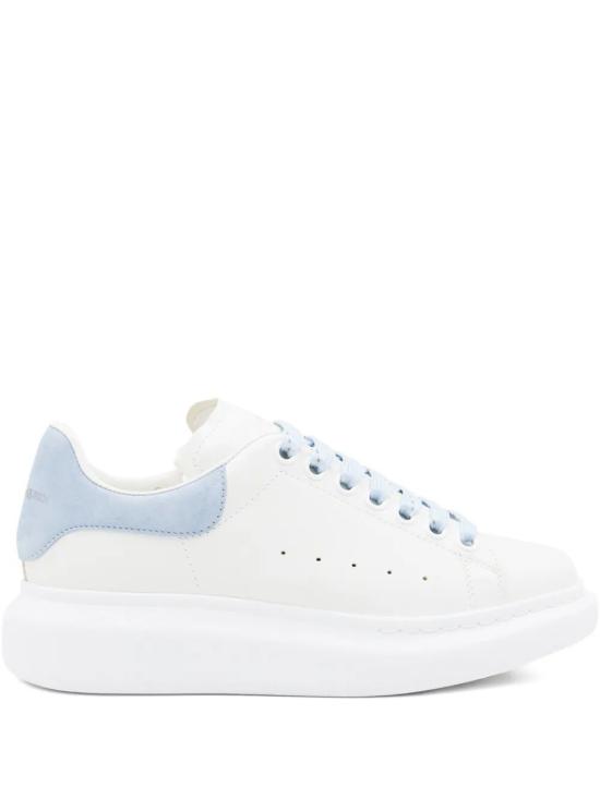 26FW 알렉산더 맥퀸 오버사이즈드 스니커즈 553770 WIAIH 9412 WHITE POWDER BLUE