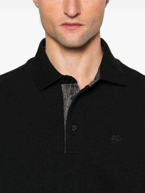26FW 에트로 폴로 티셔츠 MRMD0005AC274 N0000 NERO - ETRO