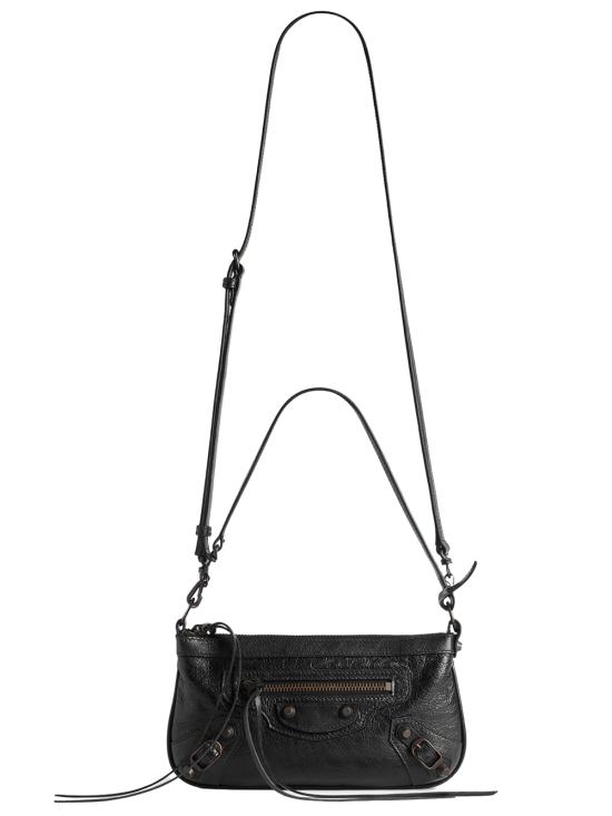 26FW 발렌시아가 르 시티 파우치 온 스트랩 863960 2ABEK 1000 BLACK - BALENCIAGA