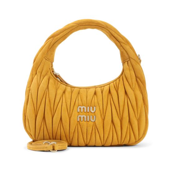26FW 미우미우 마틀라쎄 완더 레더 토트백 5BC125VOOY AB7O F0R55 WHISKY - MIU MIU