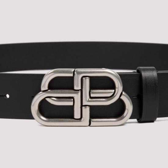 26FW 발렌시아가 가죽 벨트 570370 1CH0B 1000 BLACK - BALENCIAGA