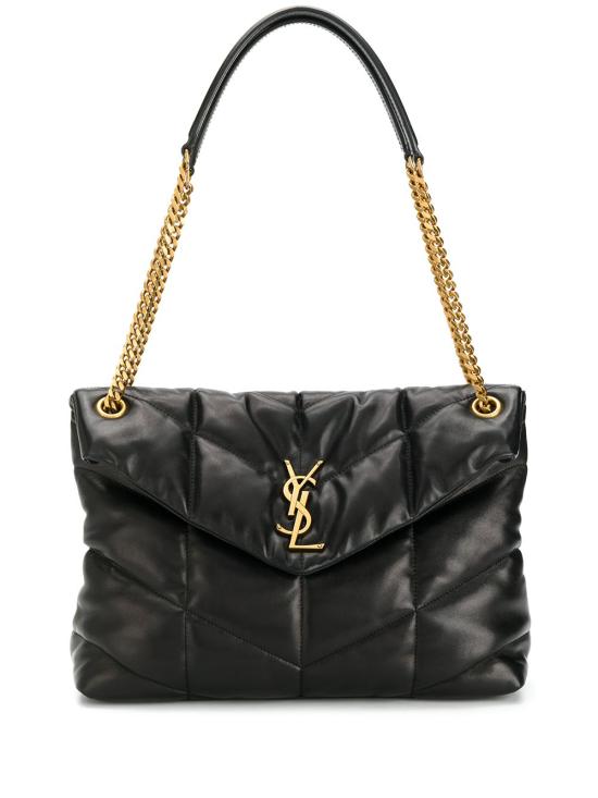 26FW 생로랑 루루 푸퍼 미디움 숄더백 577475 1EL07 1000 NERO