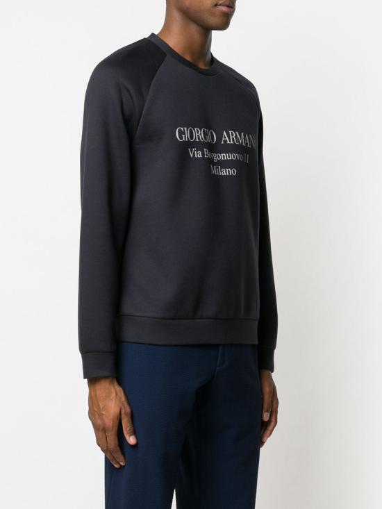 26FW 조르지오 아르마니 긴팔 티셔츠 3GSM81 SJSXZ UBVN - GIORGIO ARMANI