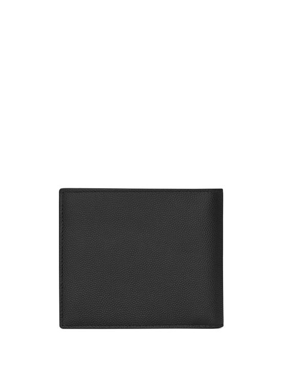 26FW 생로랑 그랑 드 뿌드르 엠보스드 레더 이스트/웨스트 동전 반지갑 396303 BTY0N 1000 NERO - SAINT LAURENT