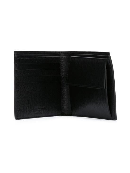 26FW 생로랑 그랑 드 뿌드르 엠보스드 레더 이스트/웨스트 동전 반지갑 396303 BTY0N 1000 NERO - SAINT LAURENT