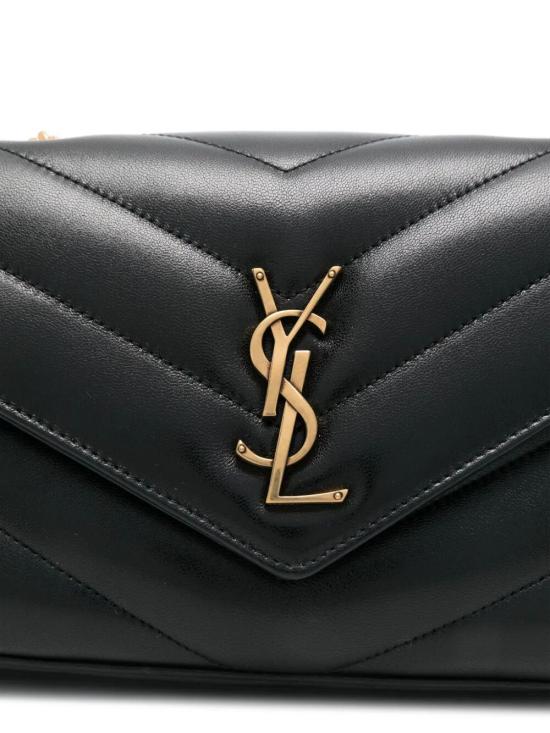 26FW 생로랑 루루 마틀라세 램스킨 스몰 숄더백 801437 AAEAX 1000 NERO - SAINT LAURENT