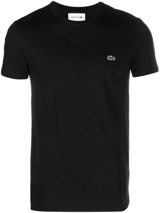 26FW 라코스테 피마 코튼 저지 크루넥 티셔츠 TH6709 031 BLACK