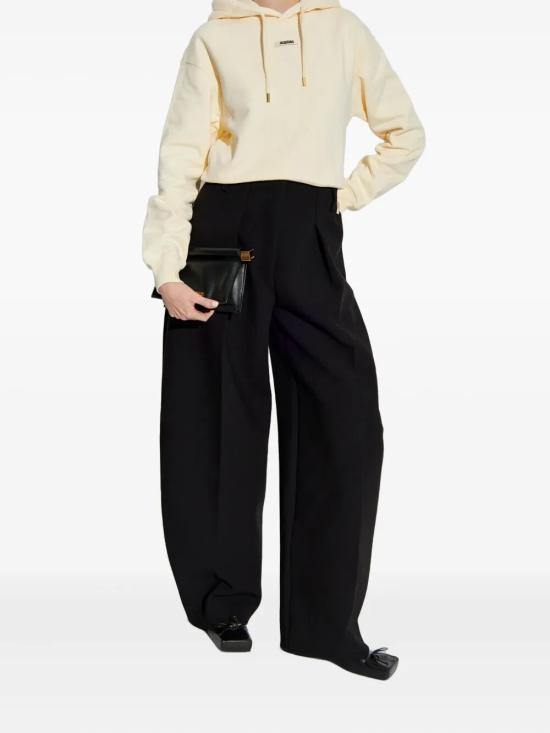 26FW 자크뮈스 르 그로그랭 후드 티셔츠 HOW00247AJ00109 130 LIGHT BEIGE - JACQUEMUS
