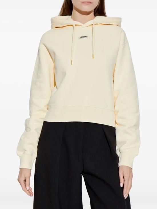 26FW 자크뮈스 르 그로그랭 후드 티셔츠 HOW00247AJ00109 130 LIGHT BEIGE - JACQUEMUS