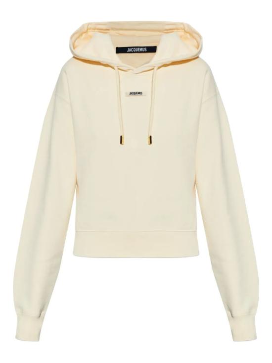 26FW 자크뮈스 르 그로그랭 후드 티셔츠 HOW00247AJ00109 130 LIGHT BEIGE