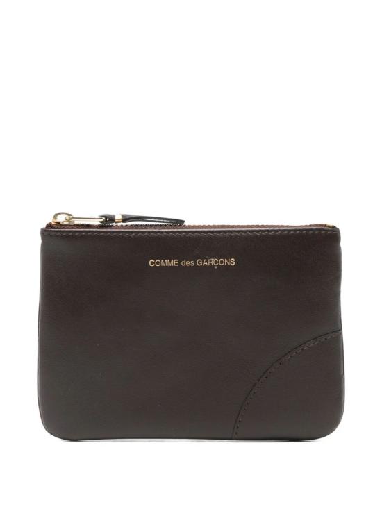 26FW 꼼데가르송 클래식 레더 라인 파우치 SA8100 098 BROWN