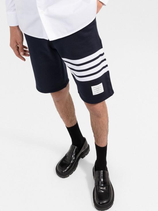 26FW 톰브라운 클래식 루프백 4바 스웨트쇼츠 MJQ012H00535 461 NAVY - THOM BROWNE