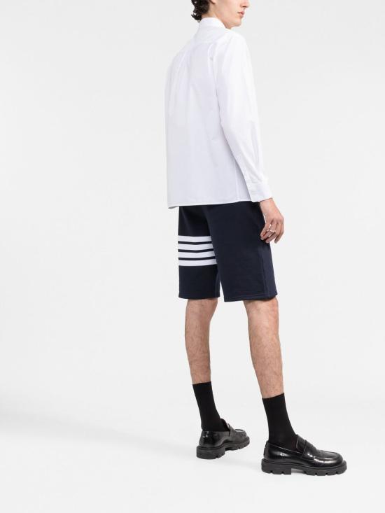 26FW 톰브라운 클래식 루프백 4바 스웨트쇼츠 MJQ012H00535 461 NAVY - THOM BROWNE