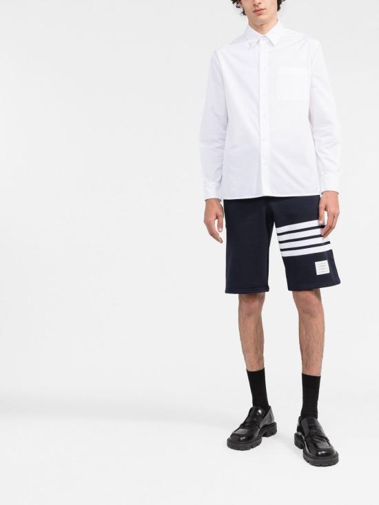 26FW 톰브라운 클래식 루프백 4바 스웨트쇼츠 MJQ012H00535 461 NAVY - THOM BROWNE