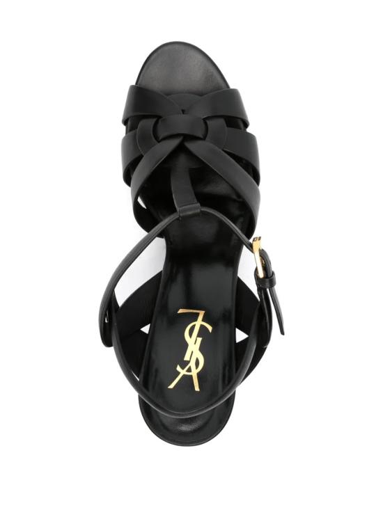 26FW 생로랑 트리뷰트 플랫폼 샌들 315490 BDA00 1000 NERO - SAINT LAURENT