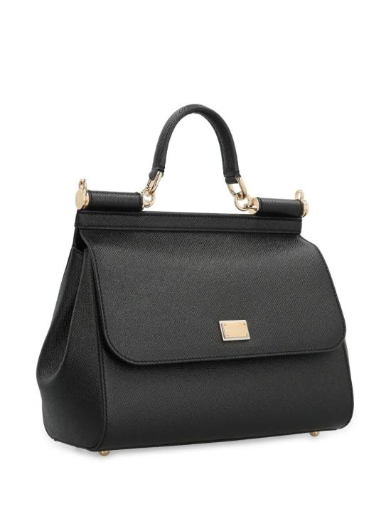 26FW 돌체앤가바나 라지 시실리 핸드백 BB6002 B1001 80999 NERO - DOLCE & GABBANA