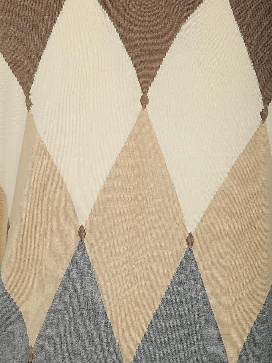 26FW 발렌타인 스웨터 B2P001 14CA8 094 94563 LONDON CLAY BROWN MELANGE GREY - BALLANTYNE