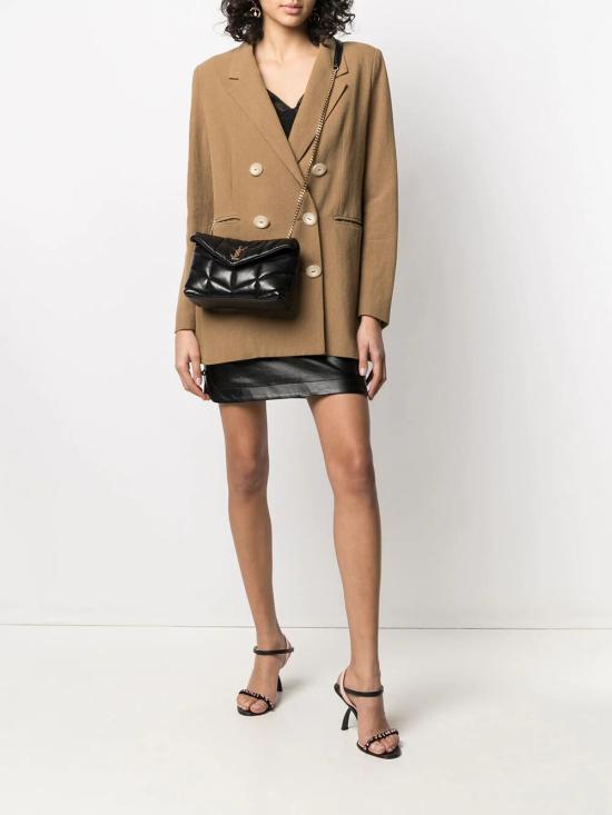 26FW 생로랑 토이 푸퍼 램스킨 숄더백 759337 1EL07 1000 NERO - SAINT LAURENT